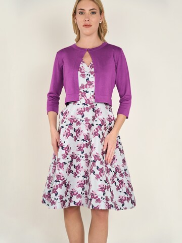 APART Strickbolero in Lila: Vorderseite