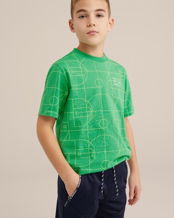 WE Fashion Shirt in Green: front