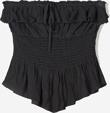 Haut Bershka en noir : devant