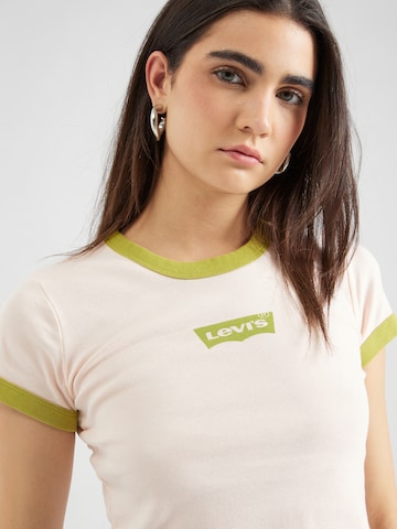 LEVI'S ® Shirt 'Graphic Mini Ringer' in Pink