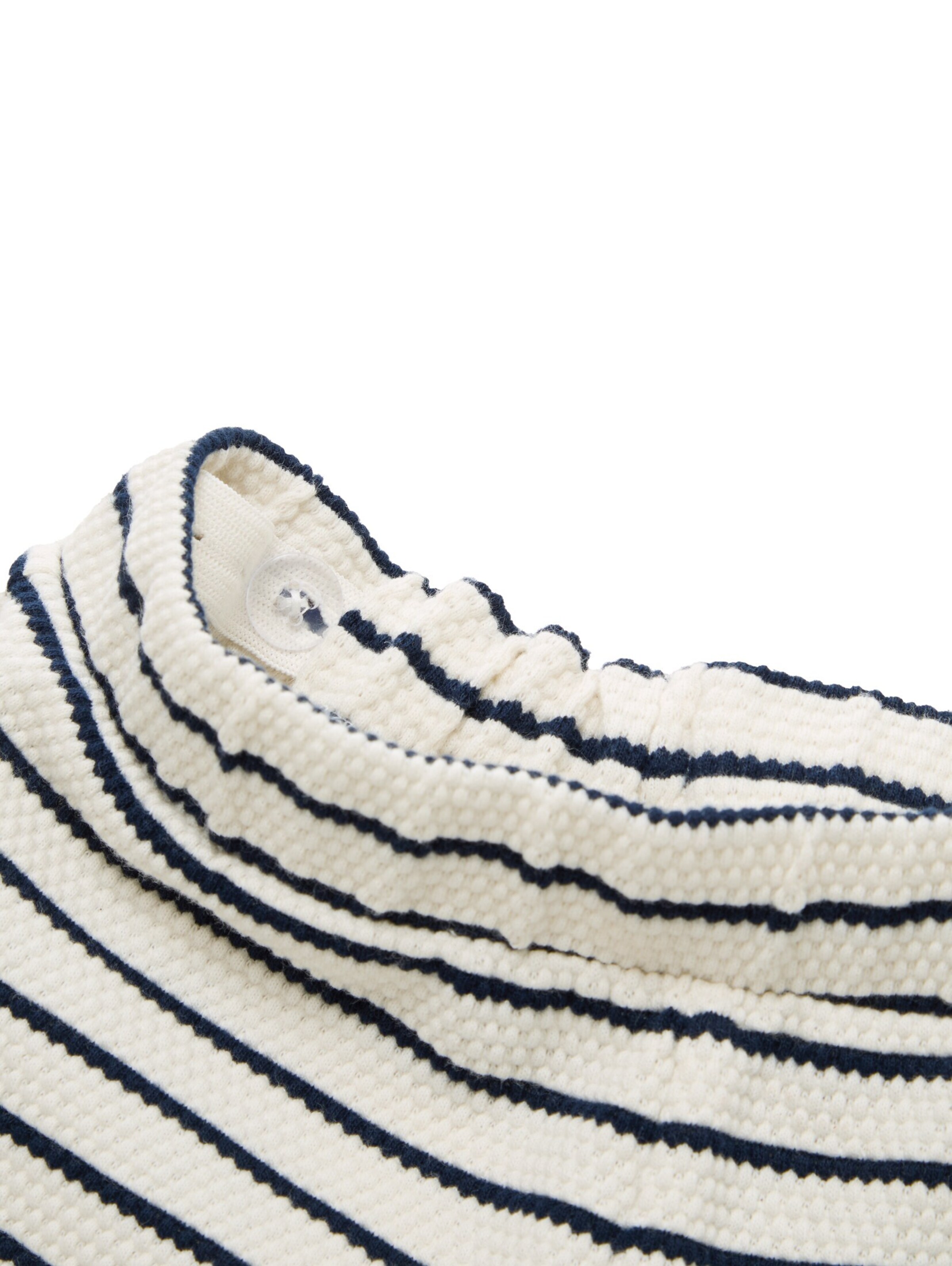 TOM TAILOR Wide Leg Hose in Weiß