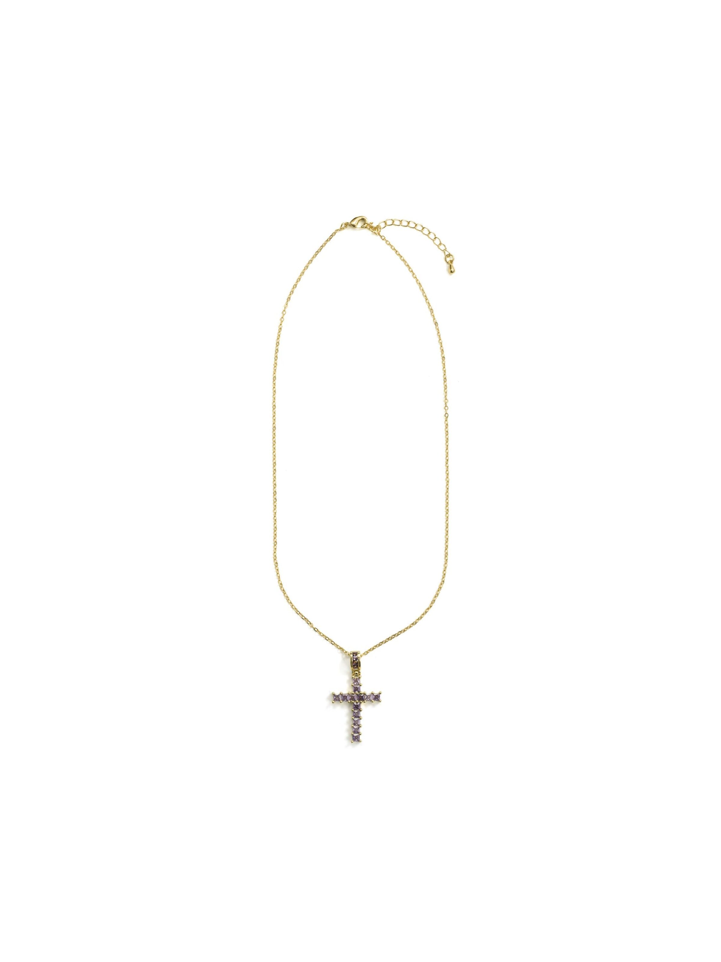 Luxenter Necklace 'Amku' in Purple