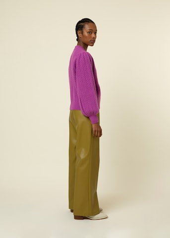 FRNCH PARIS Regular Trousers 'Zita' in Green