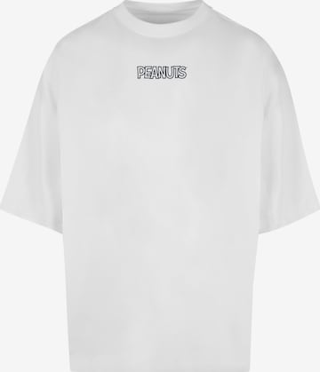 Merchcode Shirt 'Peanuts' in Wit: voorkant