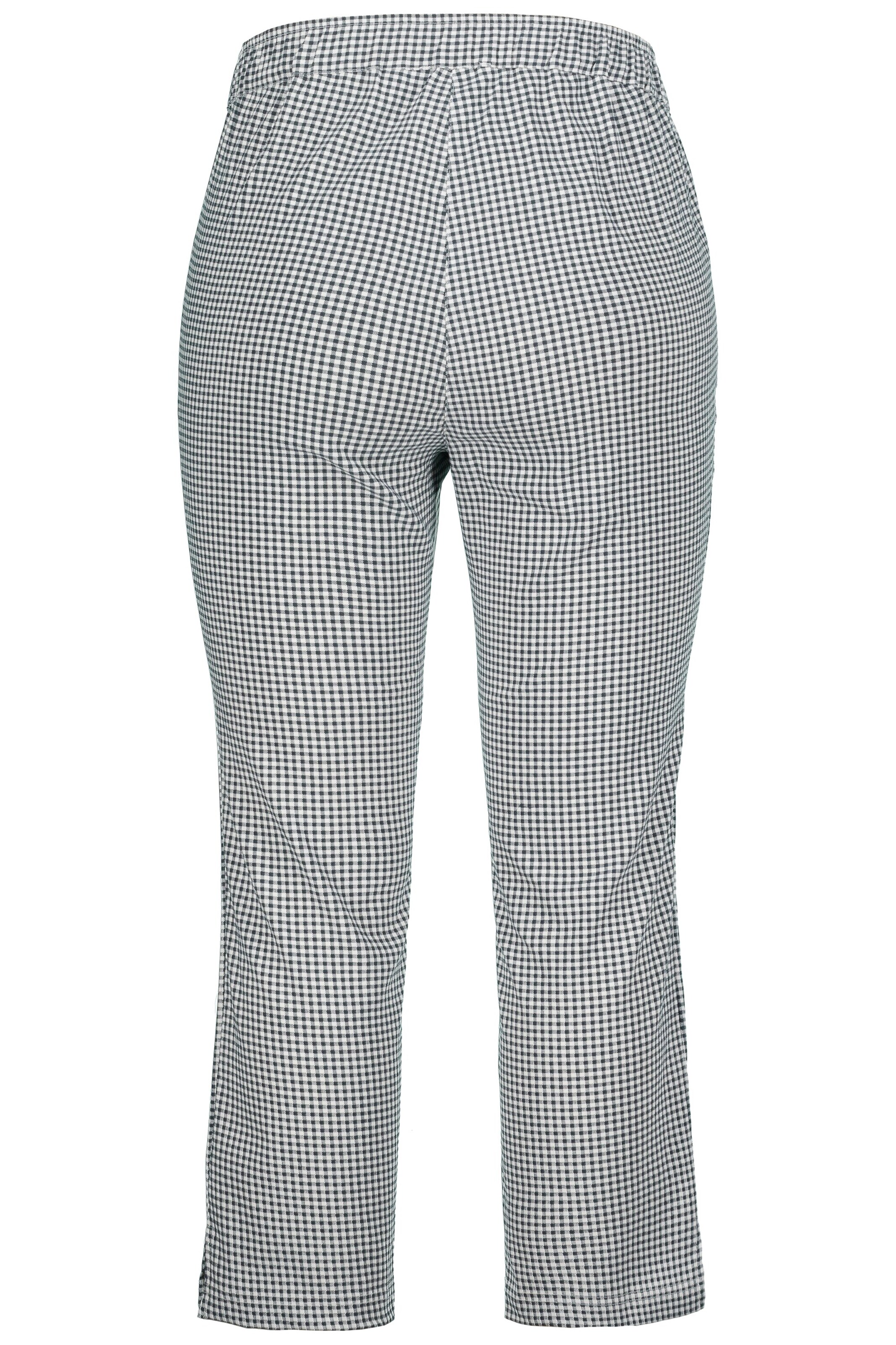 Ulla Popken Slimfit Hose 'Sienna' in Schwarz