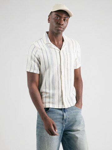 HOLLISTER Regular fit Srajca | bela barva: sprednja stran