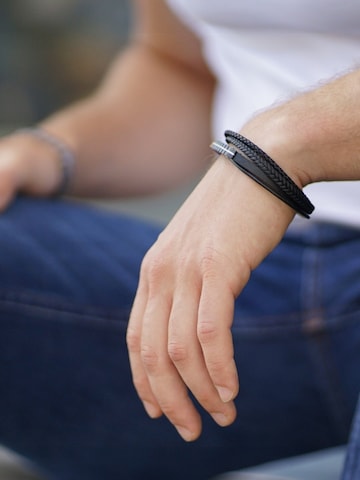 La Moda Me Bracelet 'Black Knight' in Black