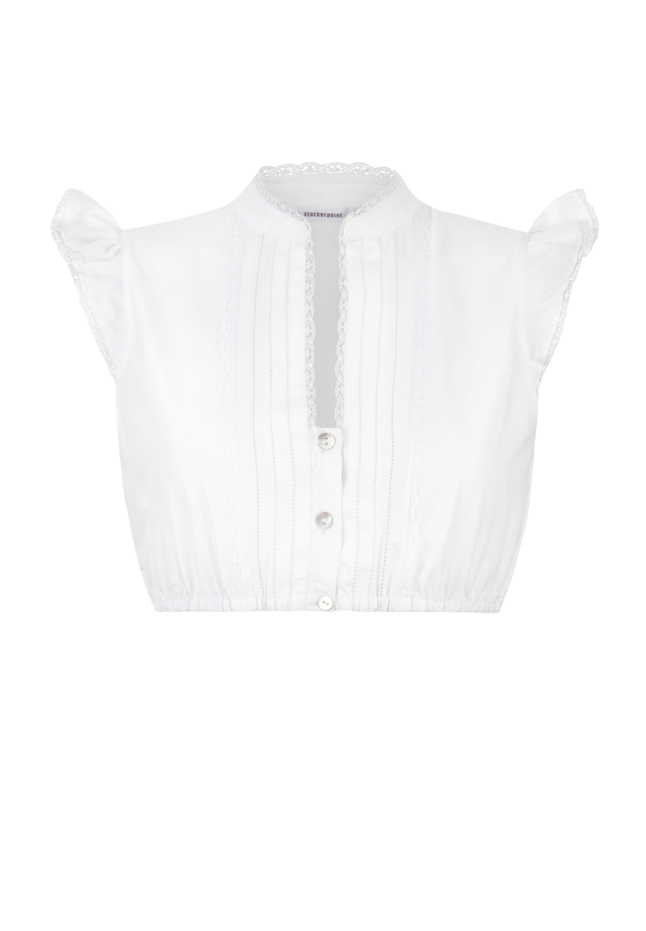 STOCKERPOINT Traditional blouse 'Satine' in White: front