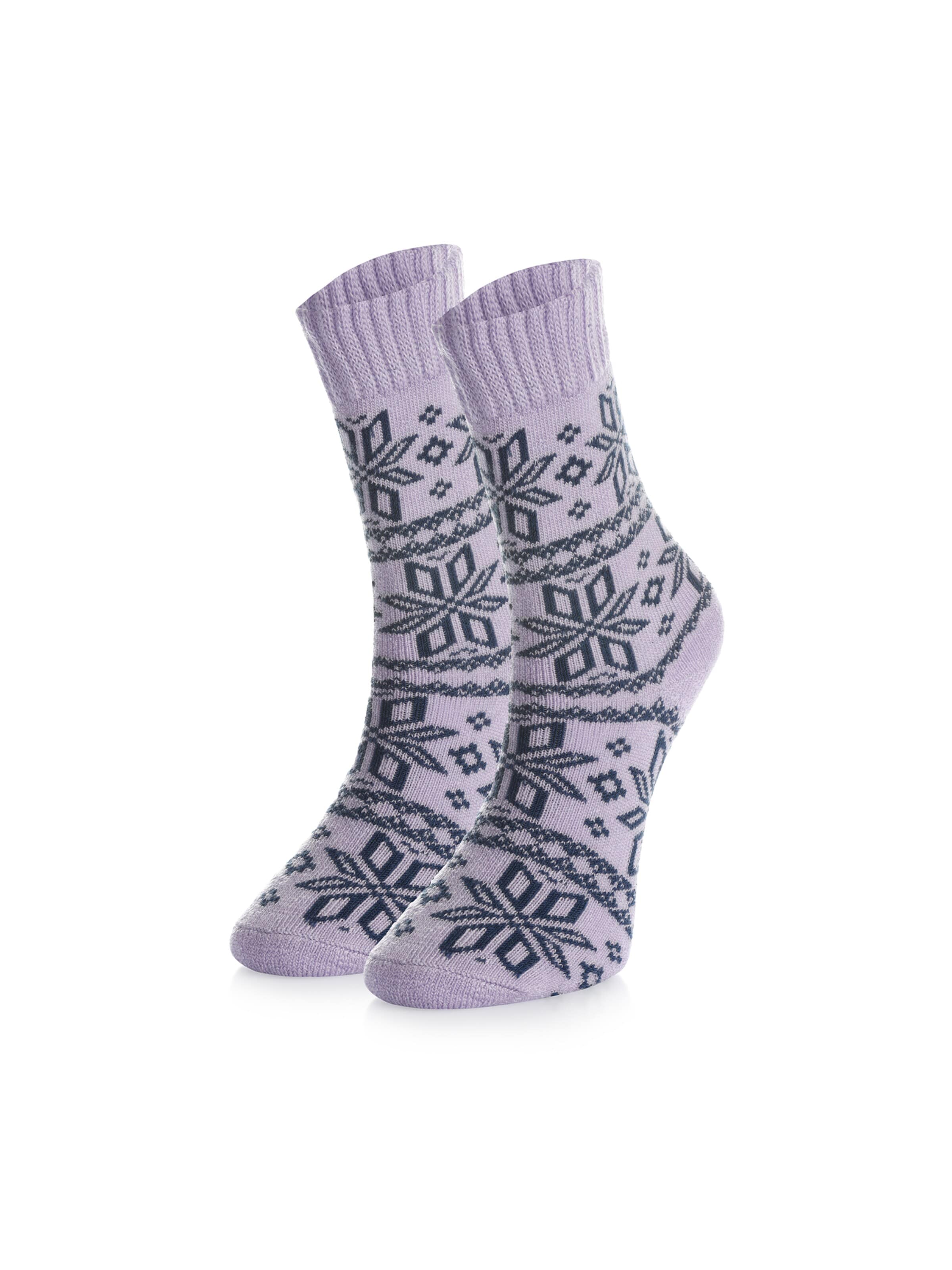 Chaussettes 'Winter' Crea Socks en mélange de couleurs