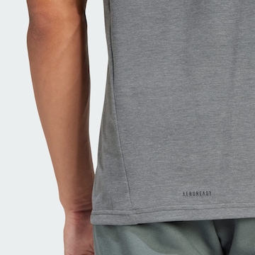 ADIDAS PERFORMANCE Toiminnallinen paita 'D4T Workout' värissä harmaa