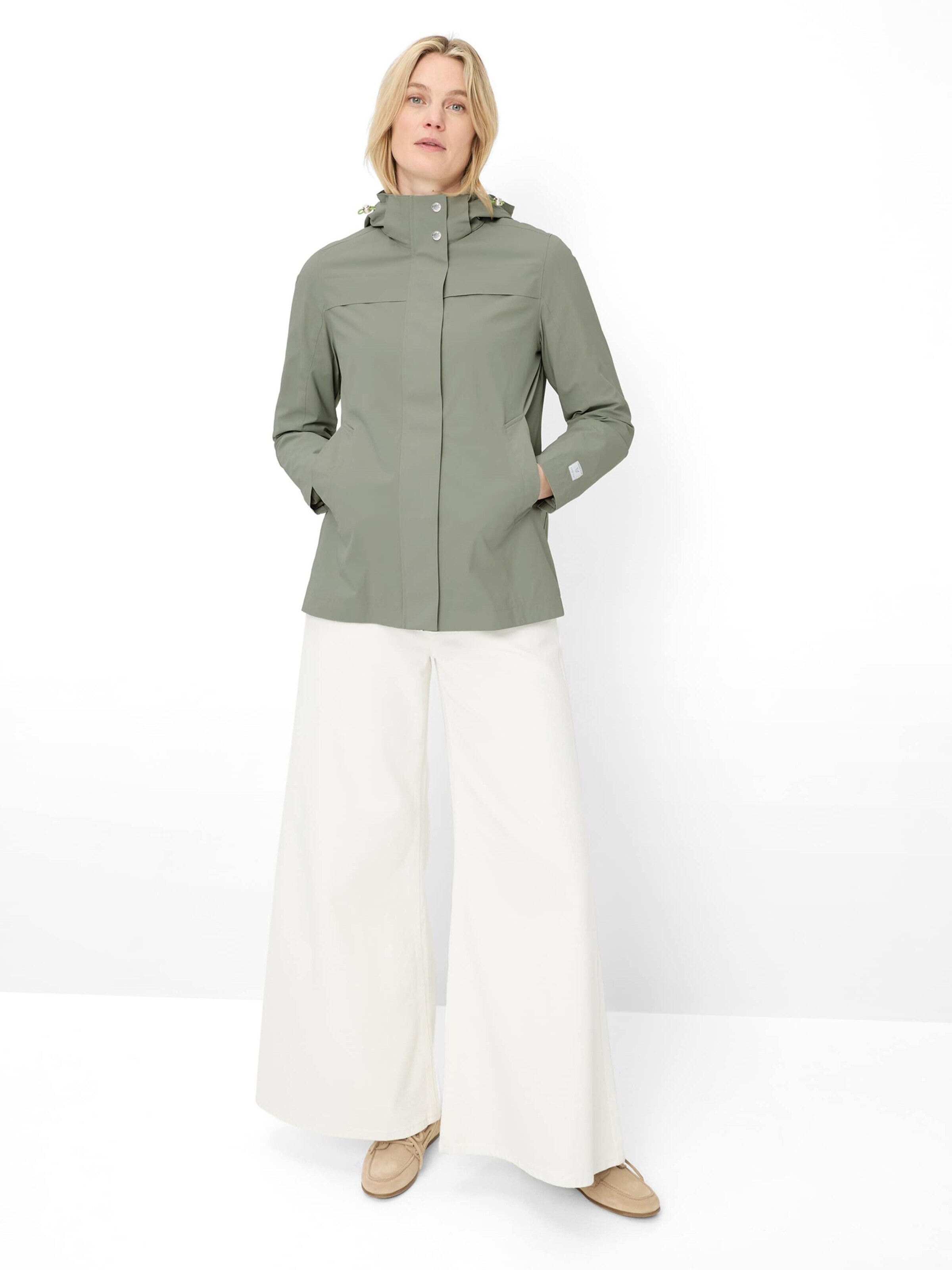 Fuchs Schmitt Between-Season Jacket 'Regenjacke Delft' in Green