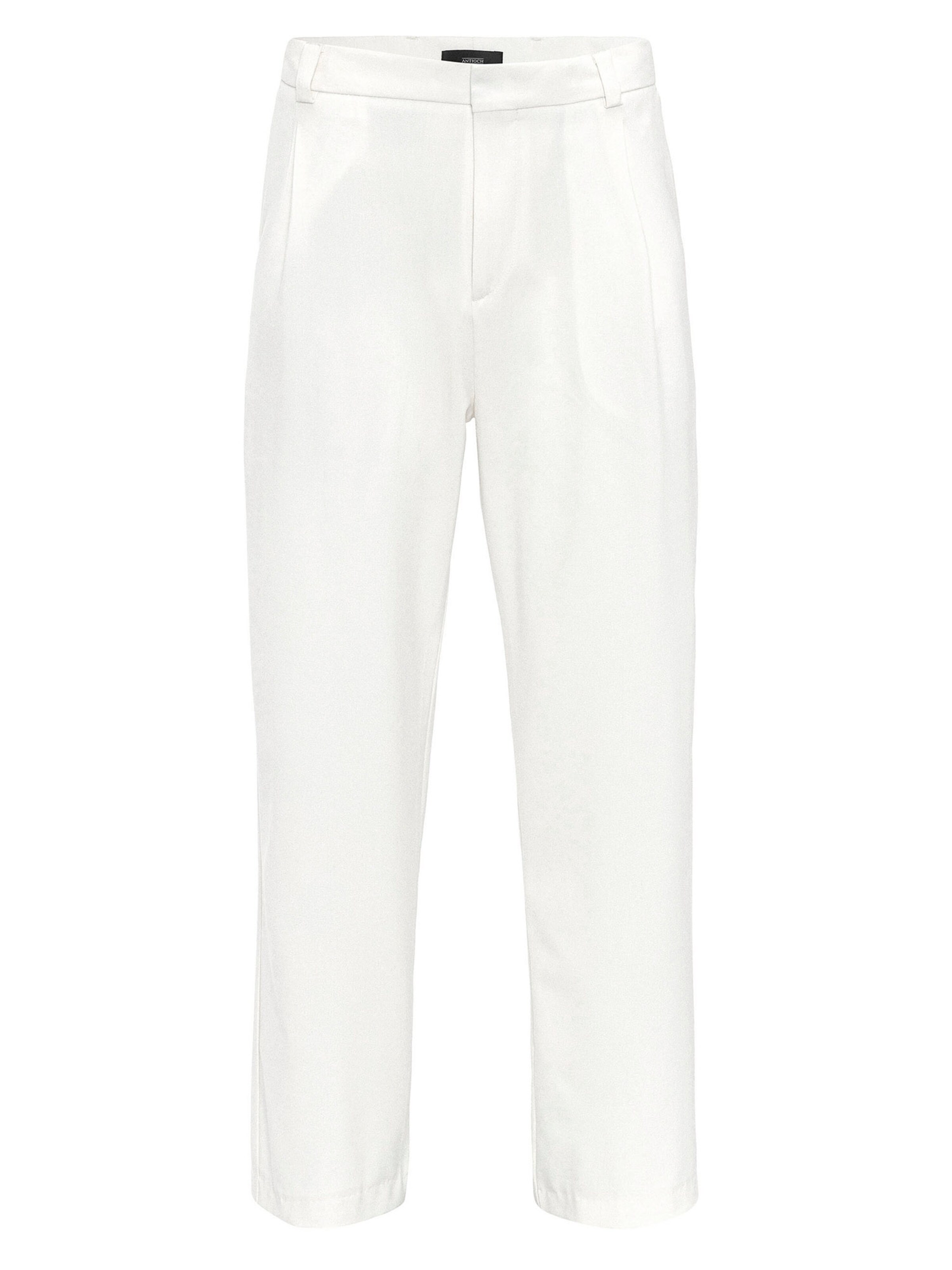 Antioch regular Παντελόνι πλισέ σε μπεζ: μπροστά