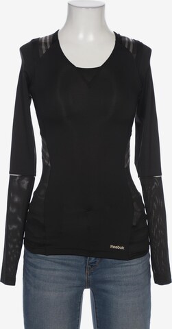 Reebok Langarmshirt S in Schwarz: predná strana