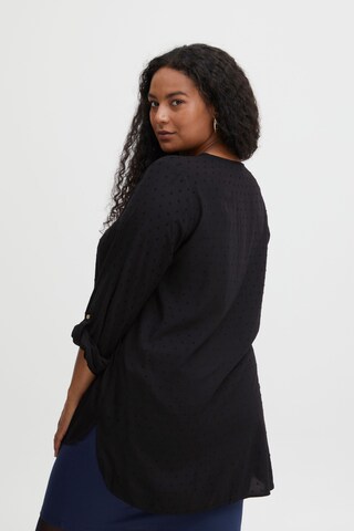 Fransa Curve - Blusa 'COYA' em preto