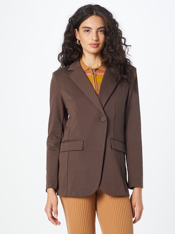 Blazer ICHI en marron : devant