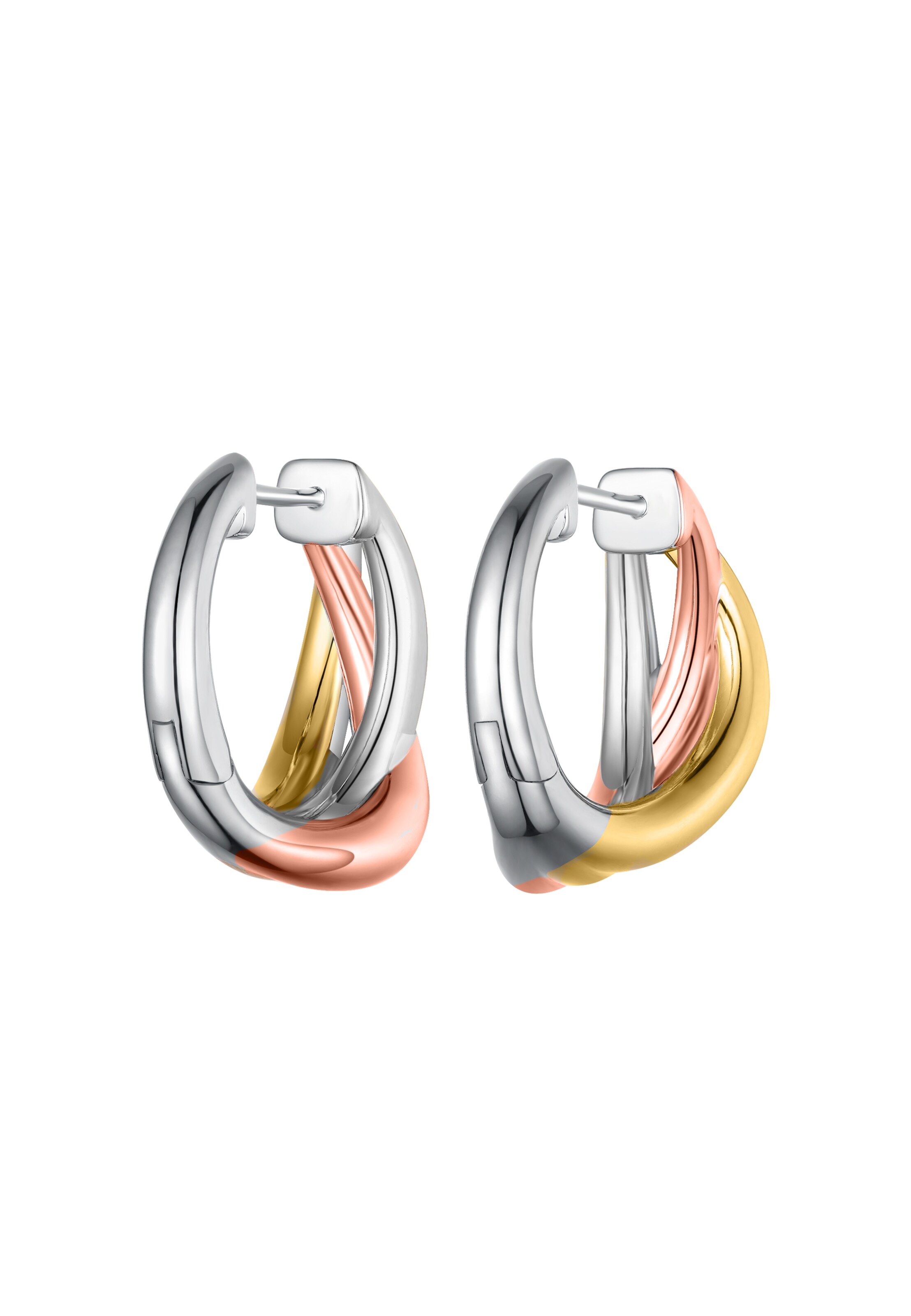 Nana Kay Earrings 'Modern Trio' in Silver
