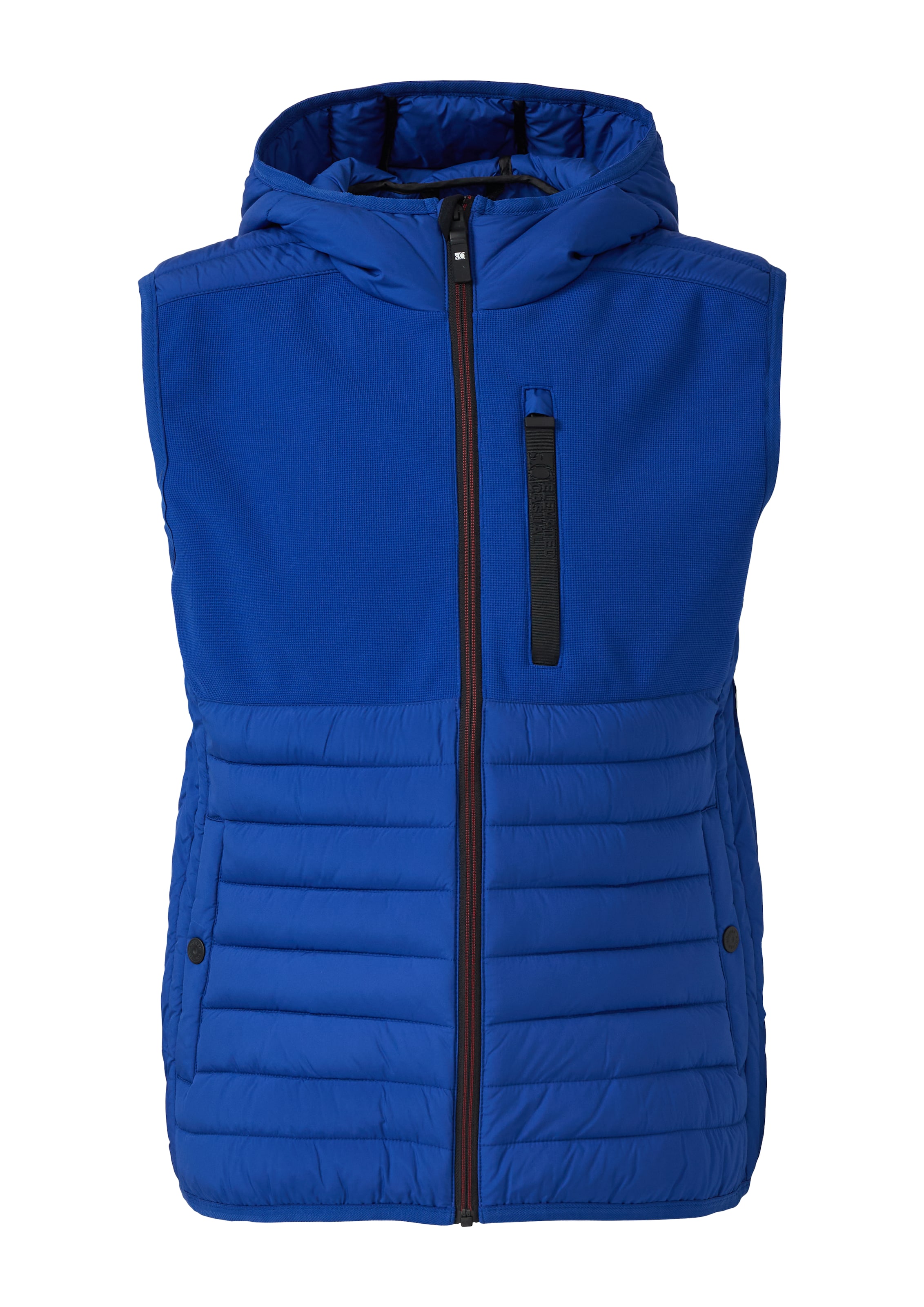 s.Oliver Bodywarmer in Blauw: voorkant
