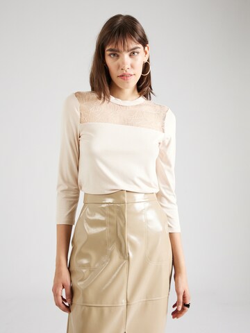 ABOUT YOU Shirt 'Cathleen' in Beige: voorkant