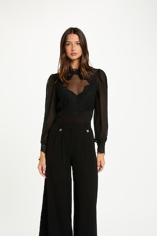 Morgan Blouse body 'Tribo' in Zwart: voorkant