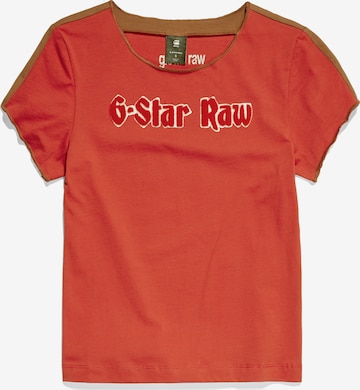 G-Star RAW Shirt in Rood: voorkant