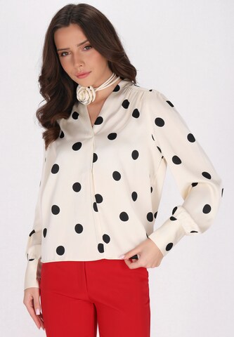 faina Blouse in White: front