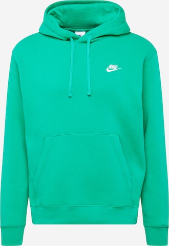 Nike Sportswear Sweatshirt 'Club Fleece' i grön: framsida