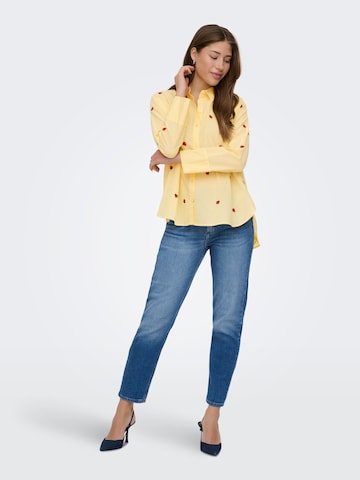 ONLY Bluse 'ONLNew Lina' in Gelb