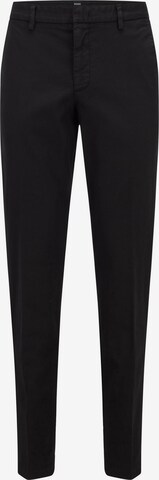 HUGO BOSS Pleated Pants 'Kaito' in Black: front