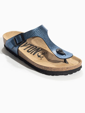 Bayton T-bar sandals 'MERCURE' in Blue