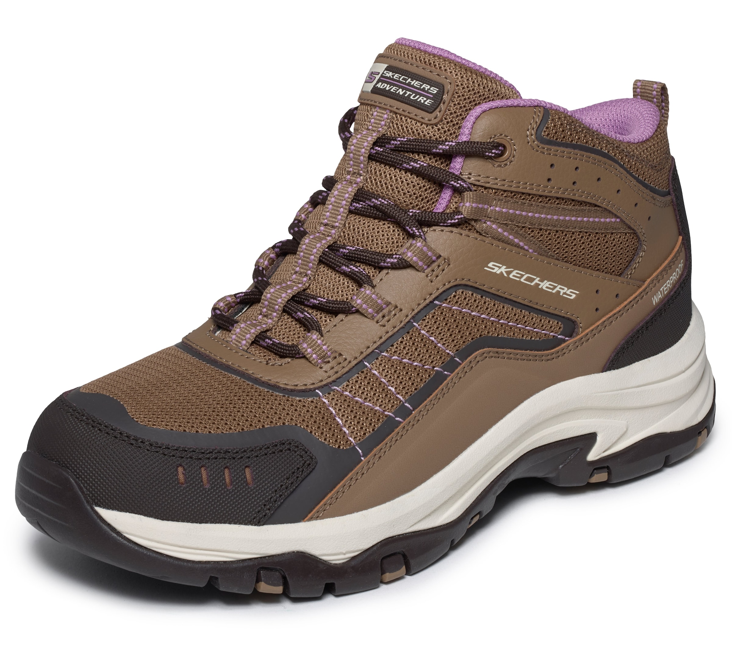 SKECHERS Sneaker in Braun: Vorderseite