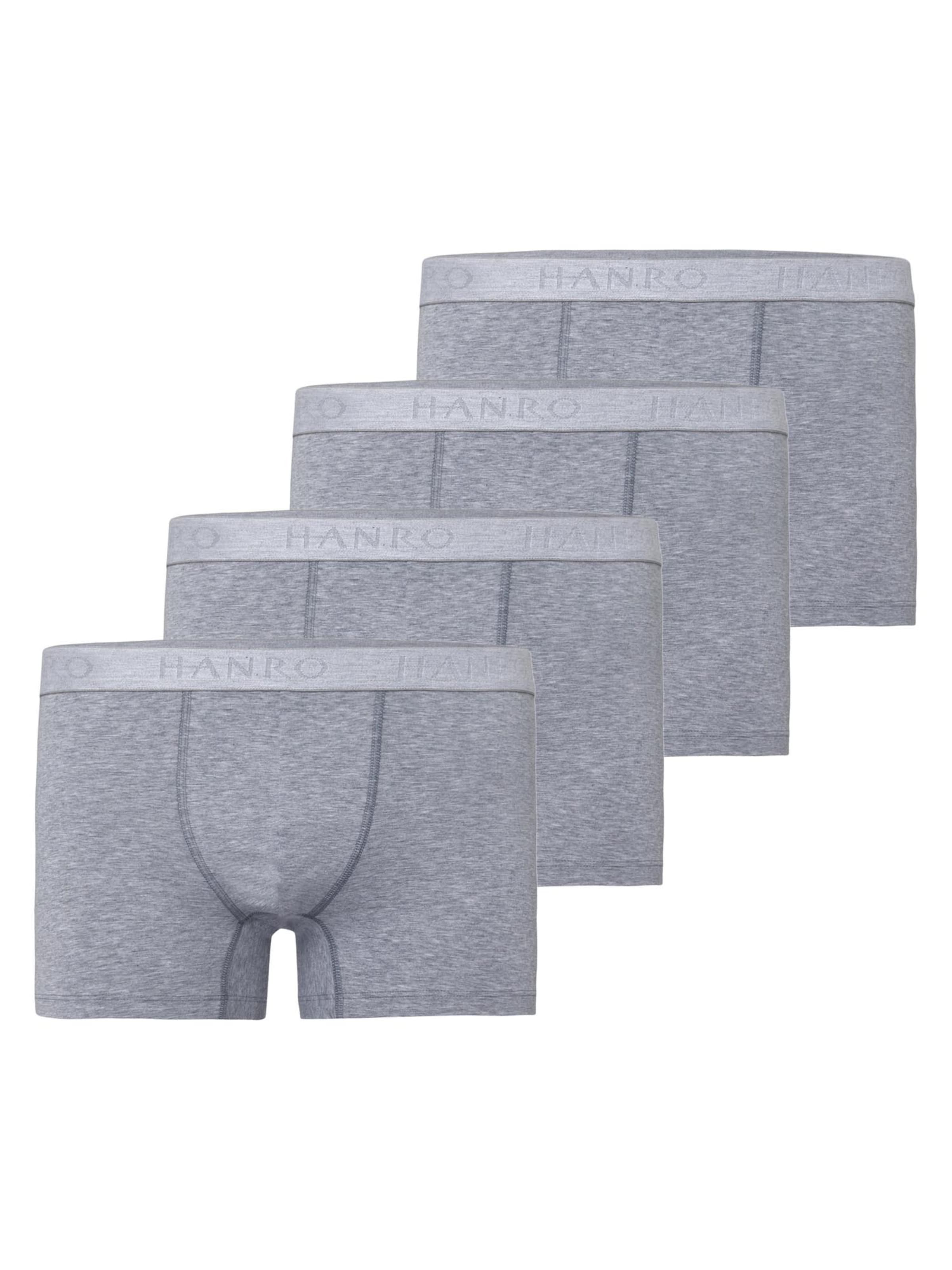 Hanro Boxershorts 'Cotton Essentials'‌‌‌‌‌ in Grau: Vorderseite