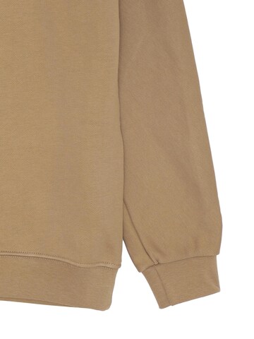 DISCLAIMER Sweatshirt 'BackHood' in Beige