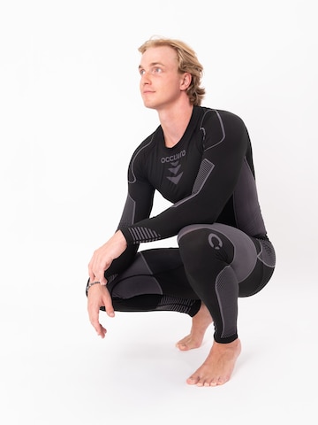 Occulto Slimfit Funktionswäsche 'James' in Schwarz