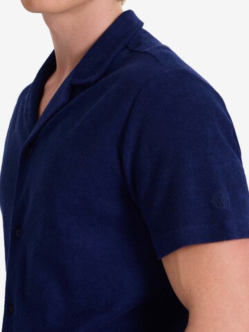 WESTMARK LONDON Regular fit Button Up Shirt in Blue
