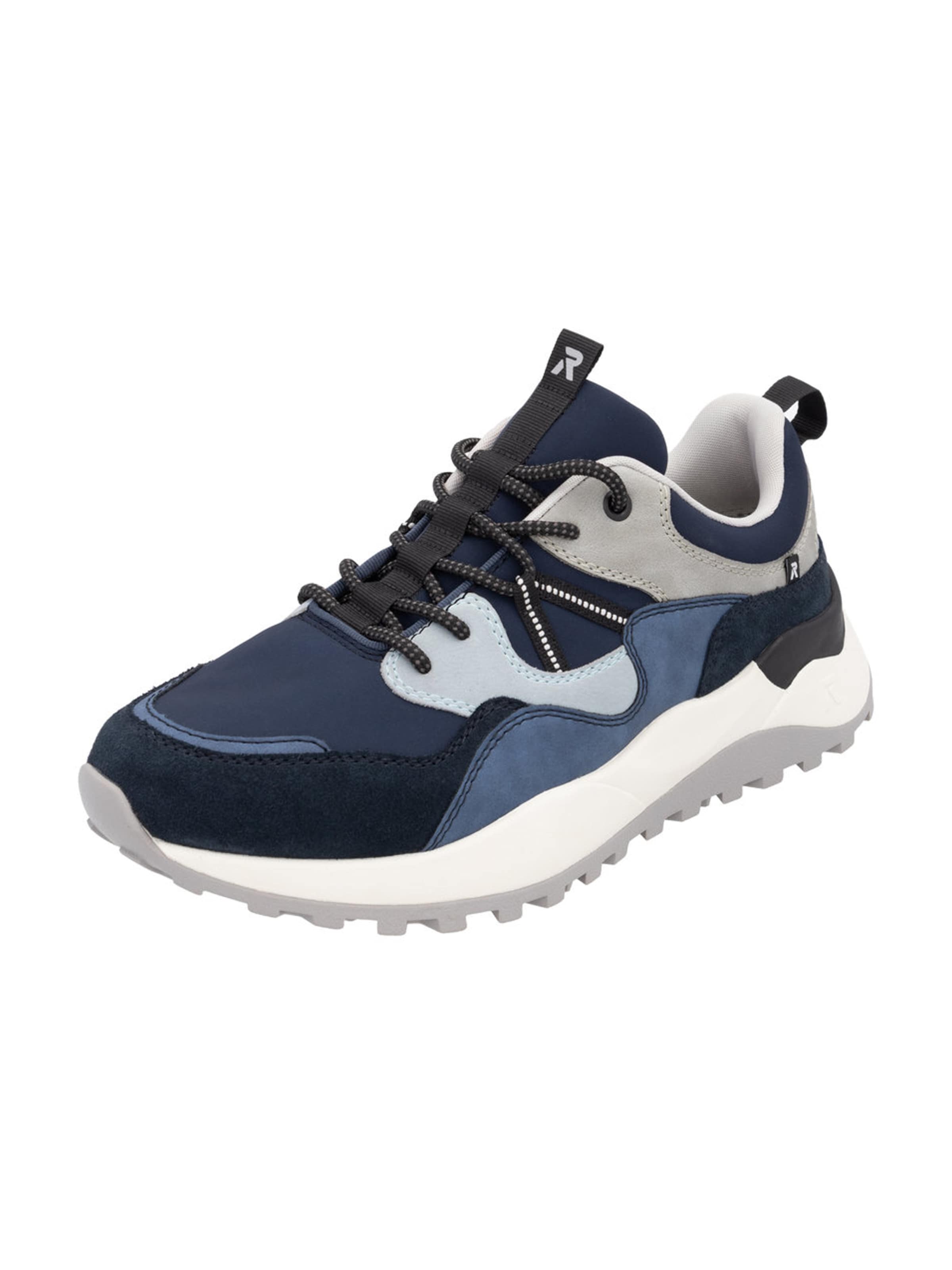 Baskets basses Rieker Sport en bleu : devant