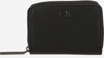 Porte-monnaies Calvin Klein en noir : devant