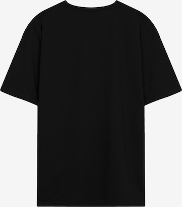 LTB Jeans Shirt 'LTB Jeans Herren-Piqué-T-Shirt' in Black: front