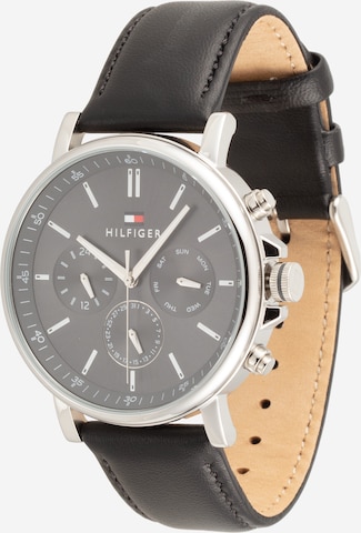 juoda TOMMY HILFIGER Analoginis (įprasto dizaino) laikrodis: priekis