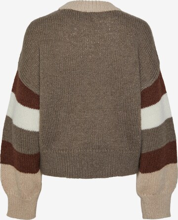 PIECES Sweater 'SOPA' in Brown