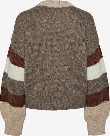 PIECES Sweater 'SOPA' in Brown