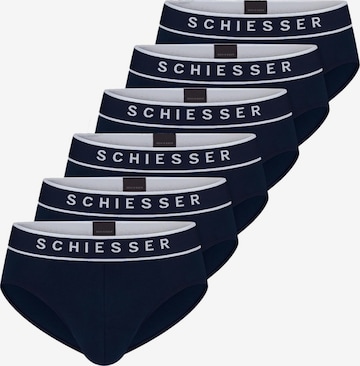 SCHIESSER Slip '95/5 Organic Cotton' in Blauw: voorkant