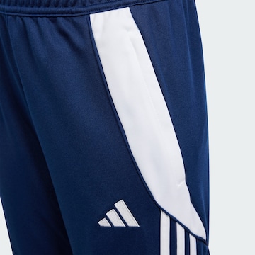 Coupe slim Pantalon de sport 'Tiro 24' ADIDAS PERFORMANCE en bleu