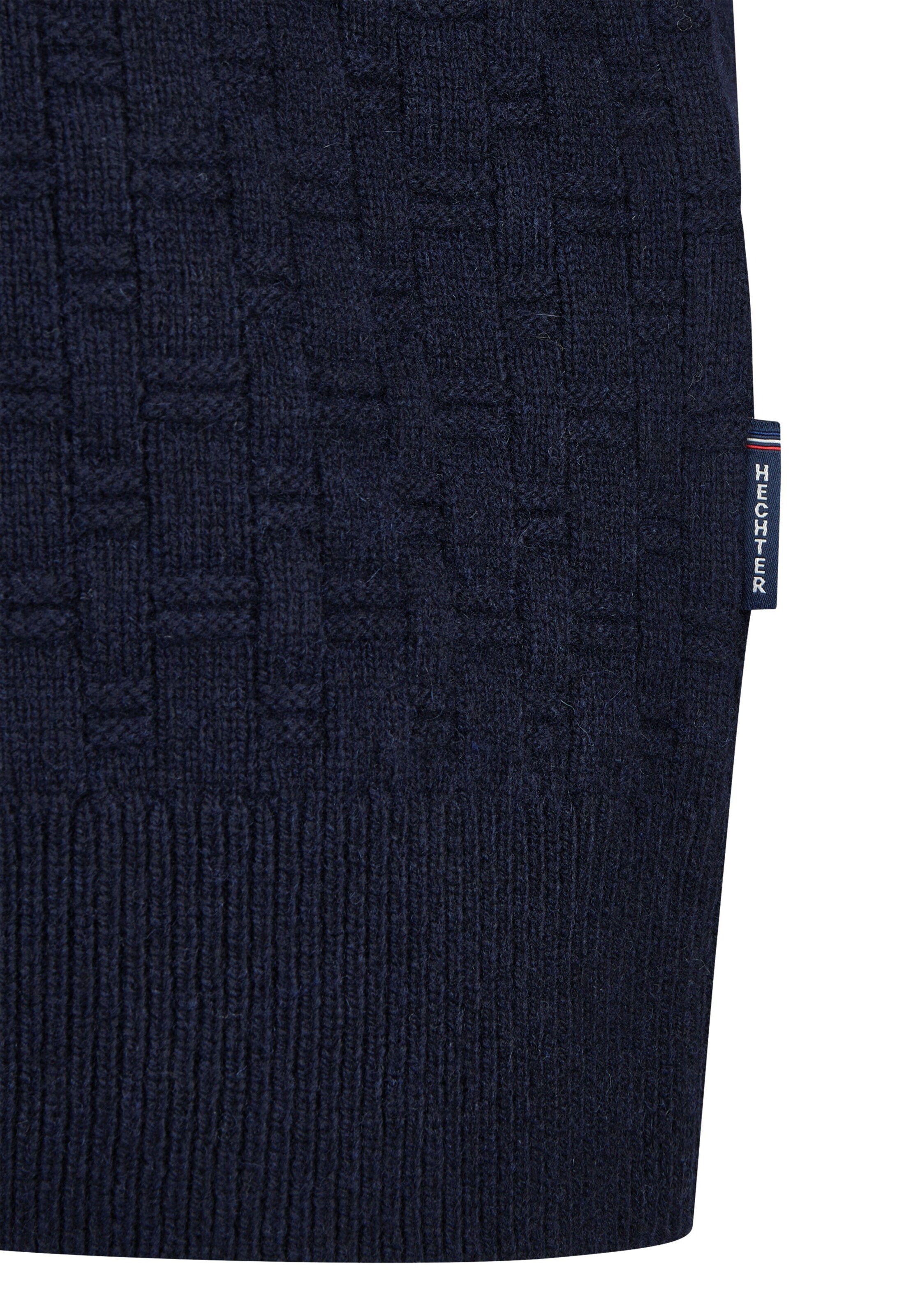 HECHTER PARIS Strickpullover 'Basic' in Blau