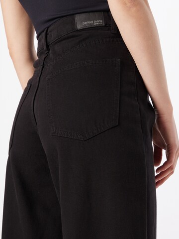 Wide Leg Jean 'Idun' Gina Tricot en noir