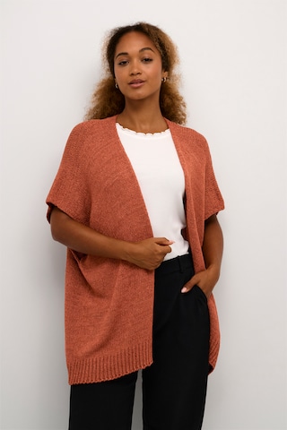 Cardigan 'Meman' Cream en marron : devant