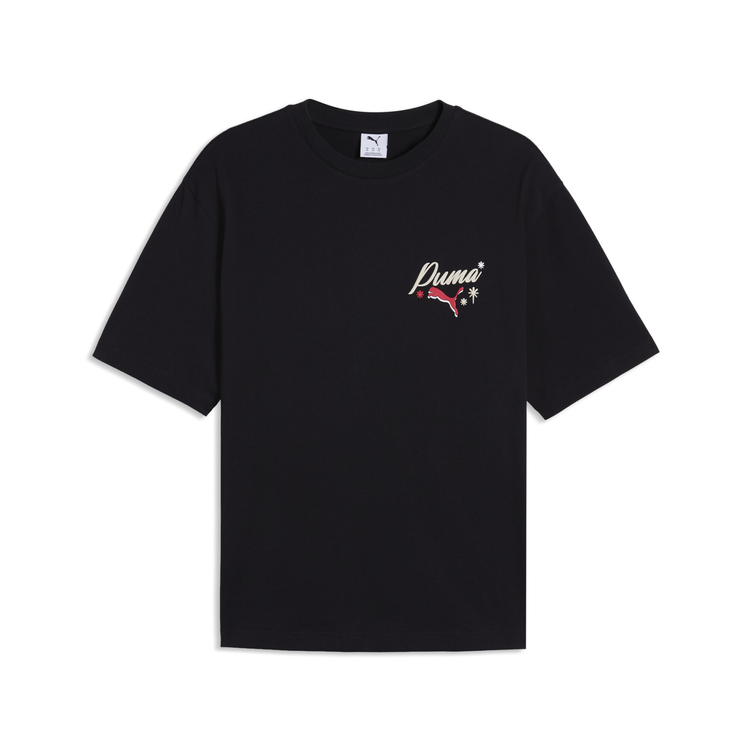 PUMA T-Shirt fonctionnel en S en beige / rouge sang / noir, Vue avec produit