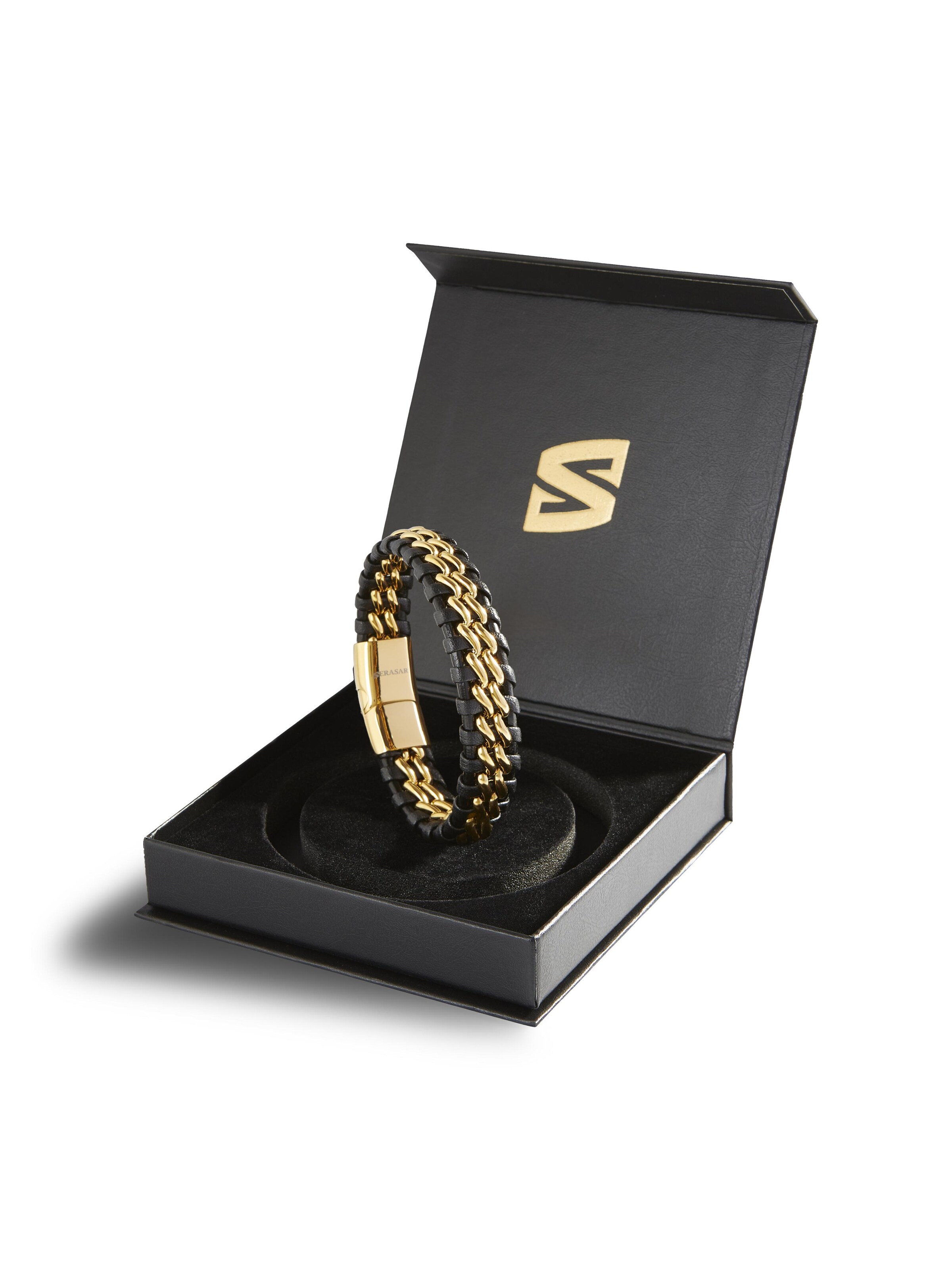 SERASAR Bracelet 'Steel' in Gold