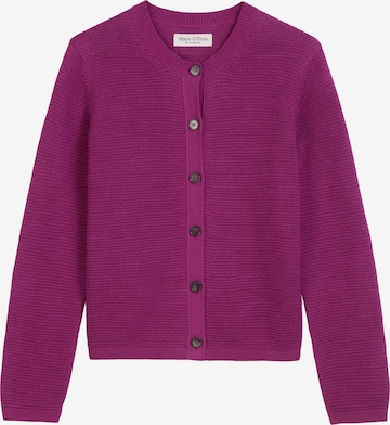 Marc O'Polo Strickjacke in Lila: Vorderseite