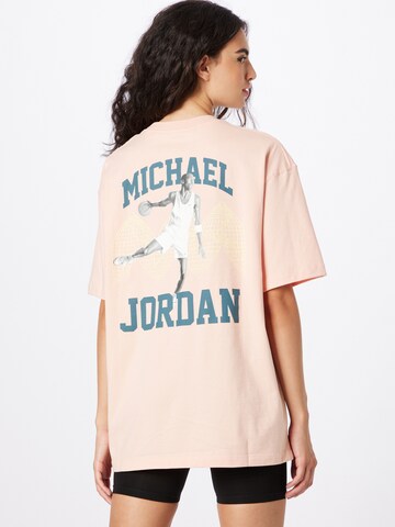 Jordan - Camiseta talla grande en naranja: frente