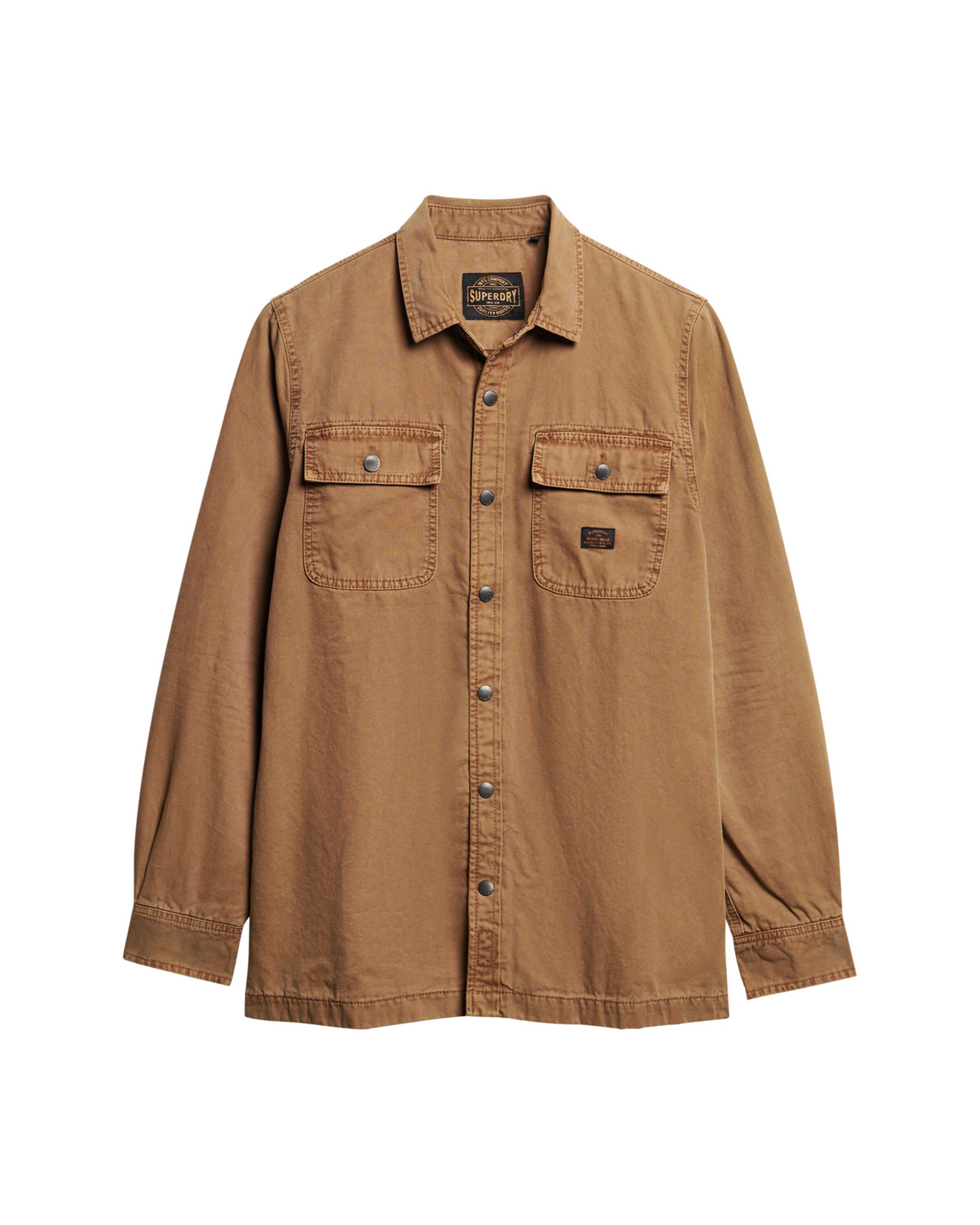 Superdry Tussenjas in Bruin: voorkant